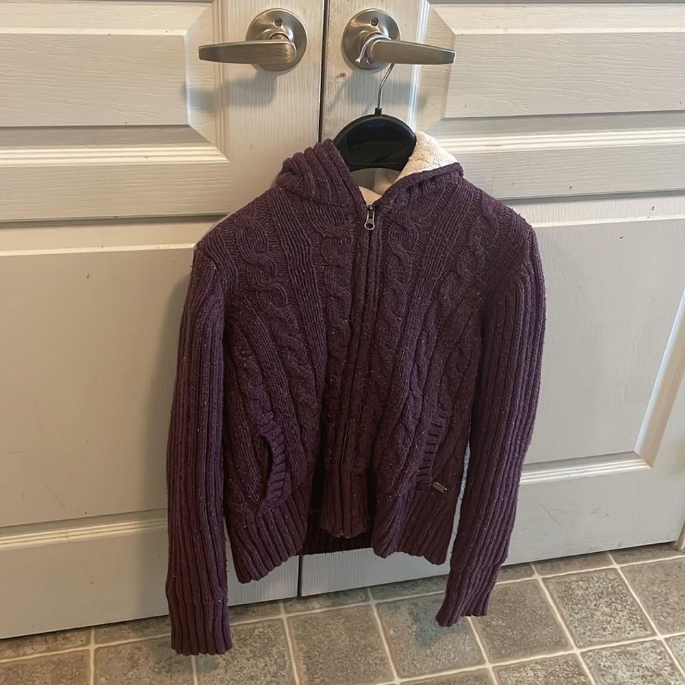 Columbia hoodie lining faux fur very soft